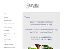 Tablet Screenshot of hortenzie.cz